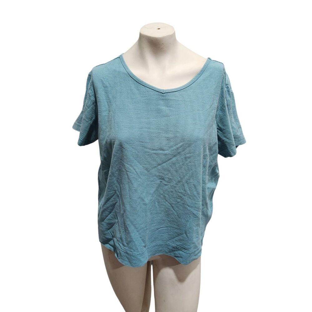Columbia Athletic Top Womens‎ SZ XLP  Outdoor Gorpcore Sea Blue Hiking Spring
